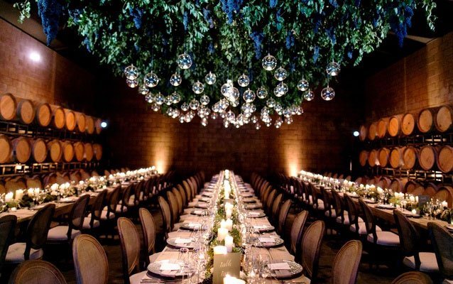 reception mariage decor salle bari de vin